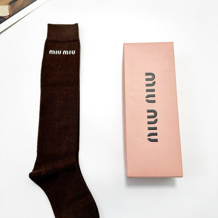 MIUMIU 26S CREW SOCKS 413921 (1 BOX)