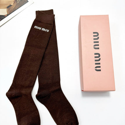 MIUMIU 26S CREW SOCKS 413921 (1 BOX)