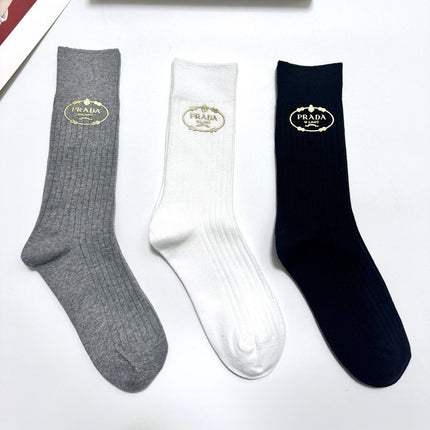 PRADA 26S CREW SOCKS 413936 (1 BOX)