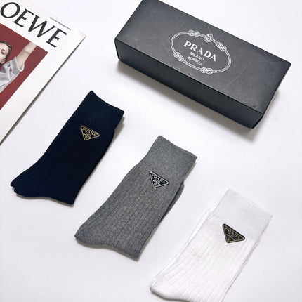 PRADA 26S CREW SOCKS 415680 (1 BOX)
