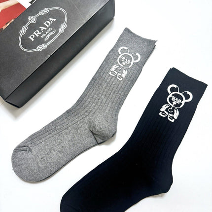 PRADA 26S CREW SOCKS 415681 (1 BOX)