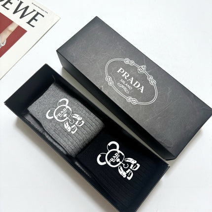 PRADA 26S CREW SOCKS 415681 (1 BOX)