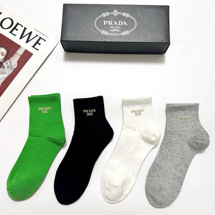 PRADA 26S ANKLE SOCKS 421097 (1 BOX)