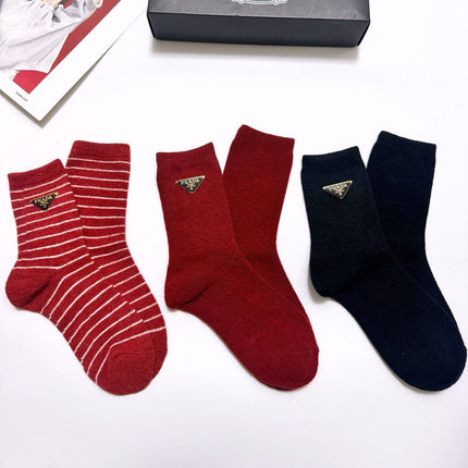 PRADA 26S CREW SOCKS 425089 (1 BOX)