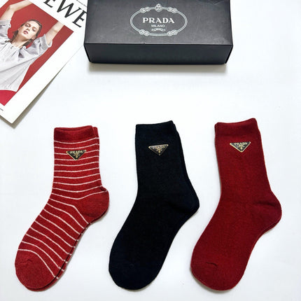 PRADA 26S CREW SOCKS 425089 (1 BOX)
