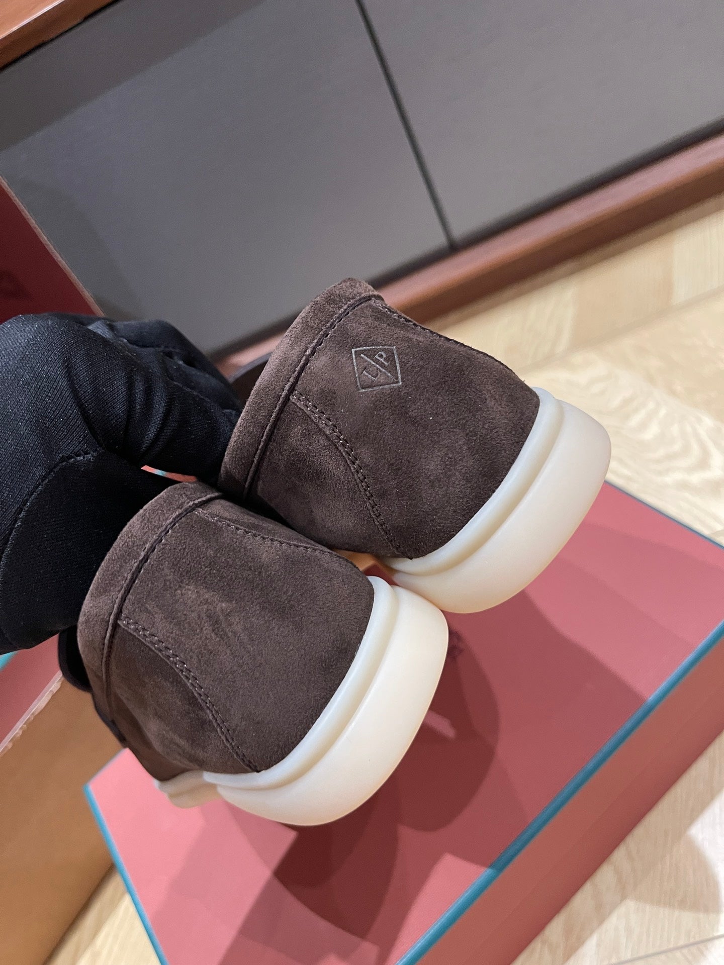 CHARMS WALK LOAFERS IN DARK CHOCOLATE BROWN SUEDE