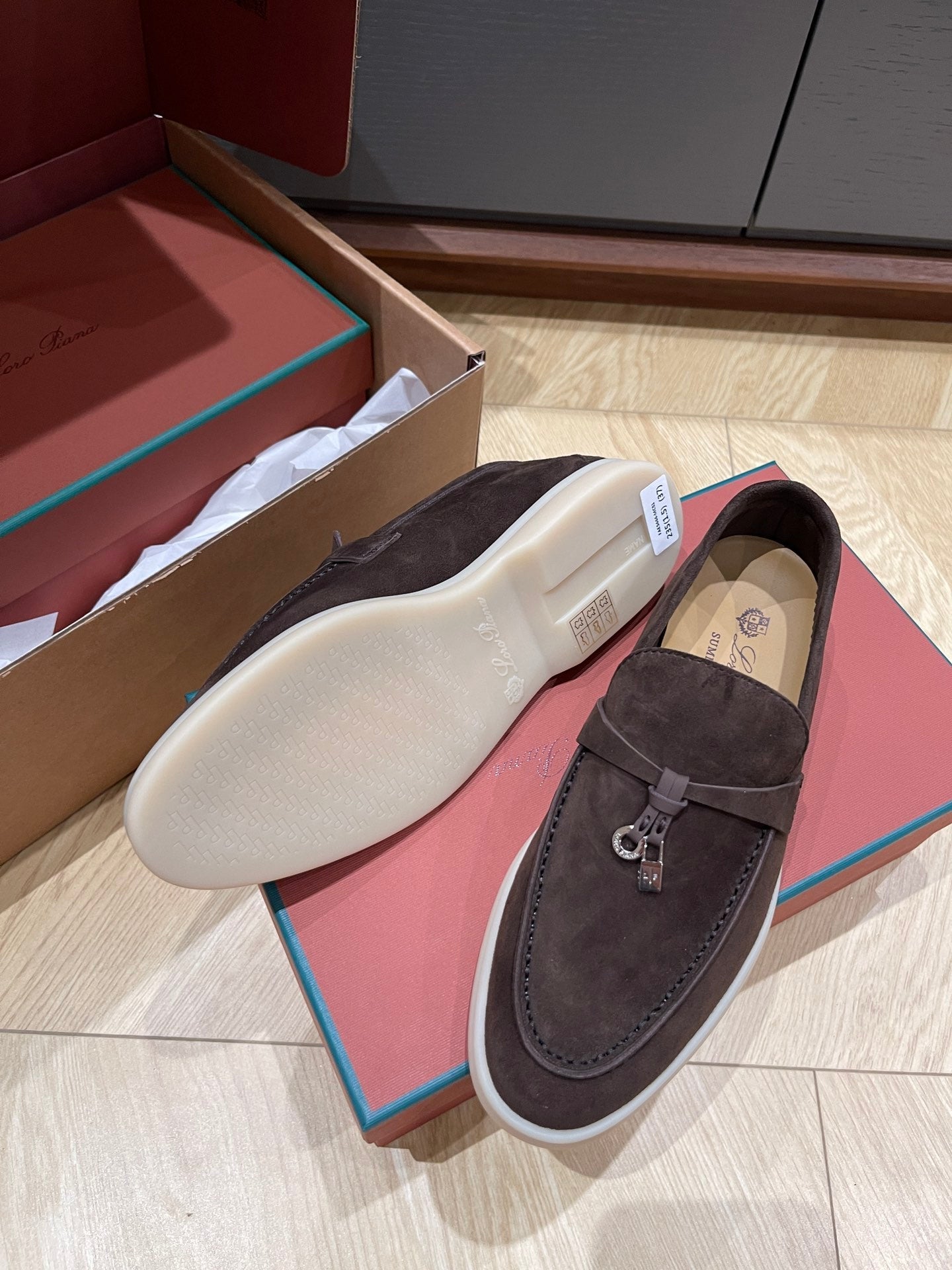 CHARMS WALK LOAFERS IN DARK CHOCOLATE BROWN SUEDE