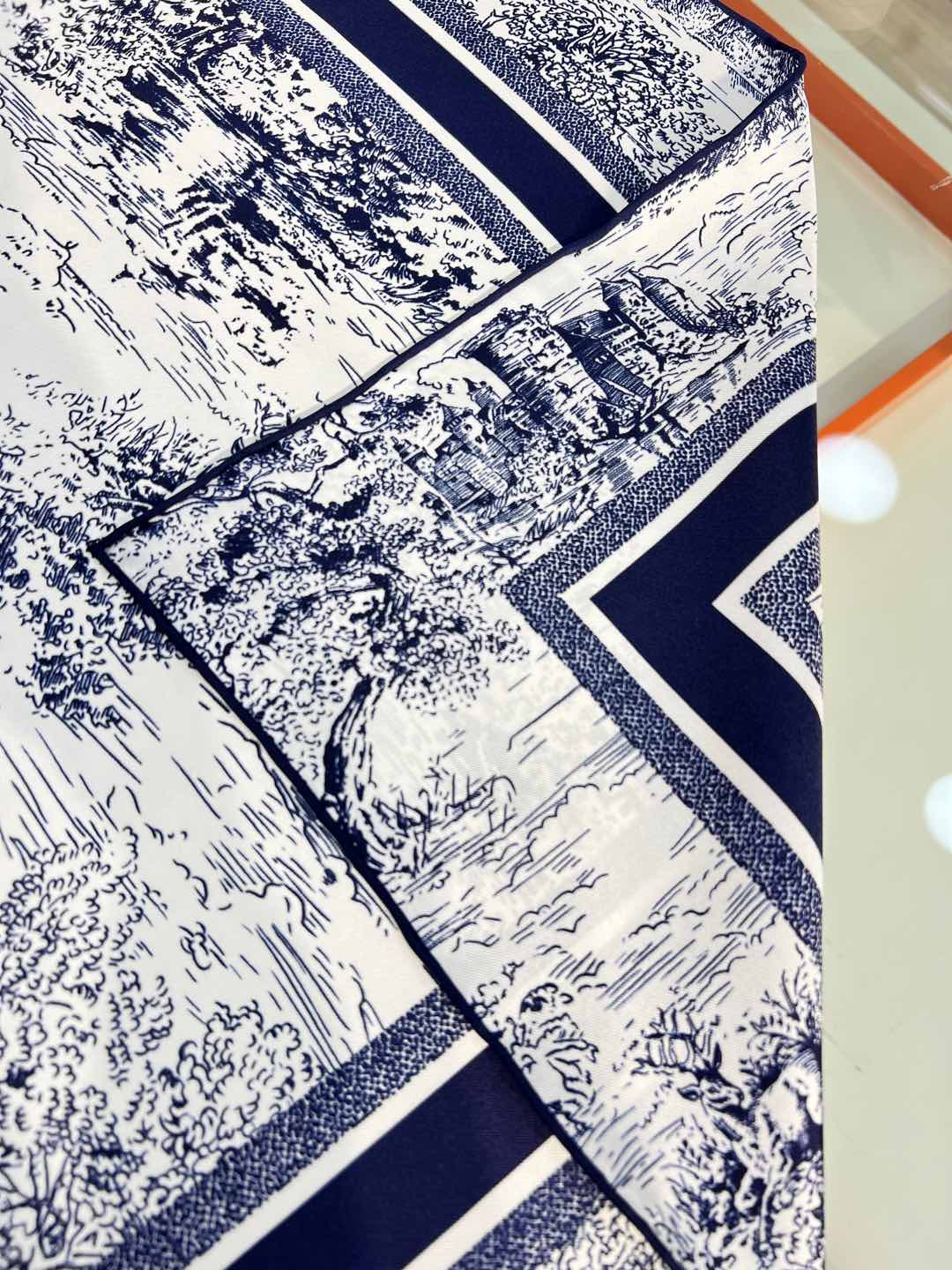 DIOR 26S SCARF 90CM IN SILK 198370