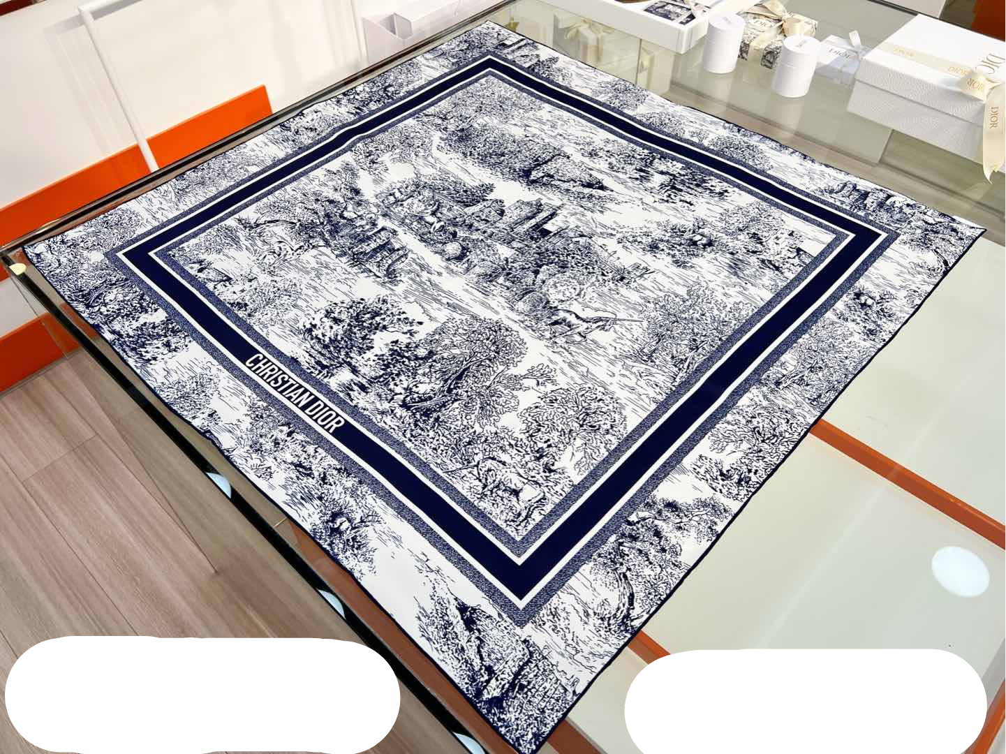 DIOR 26S SCARF 90CM IN SILK 198370