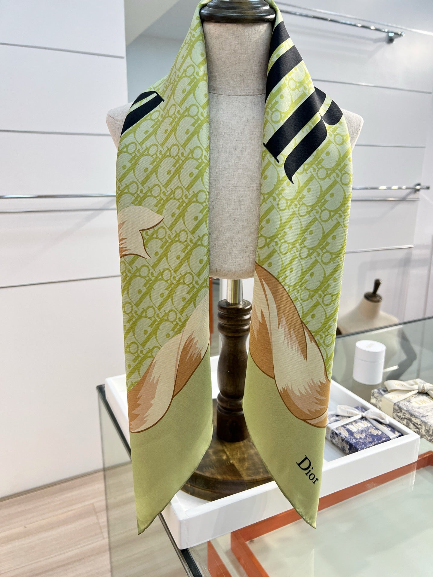 DIOR 26S SCARF 90CM IN SILK 163867