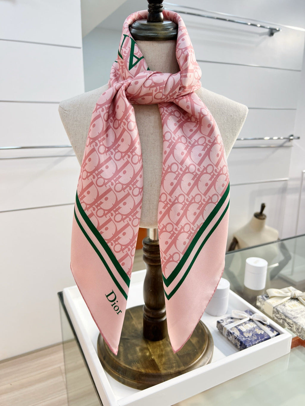 DIOR 26S SCARF 90CM IN SILK 163864
