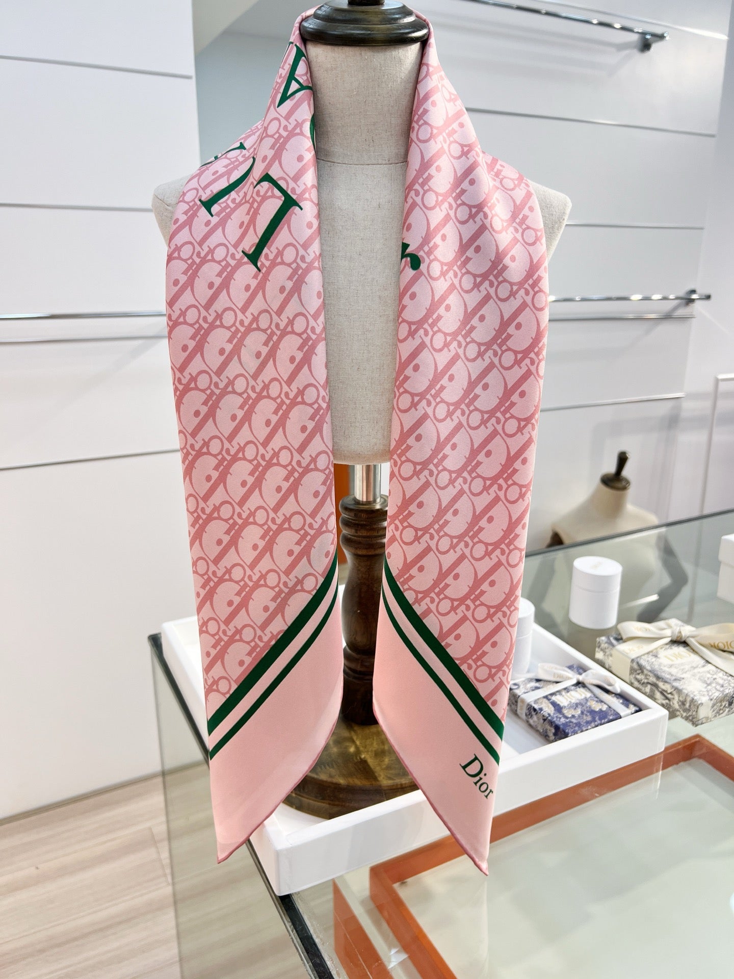 DIOR 26S SCARF 90CM IN SILK 163864