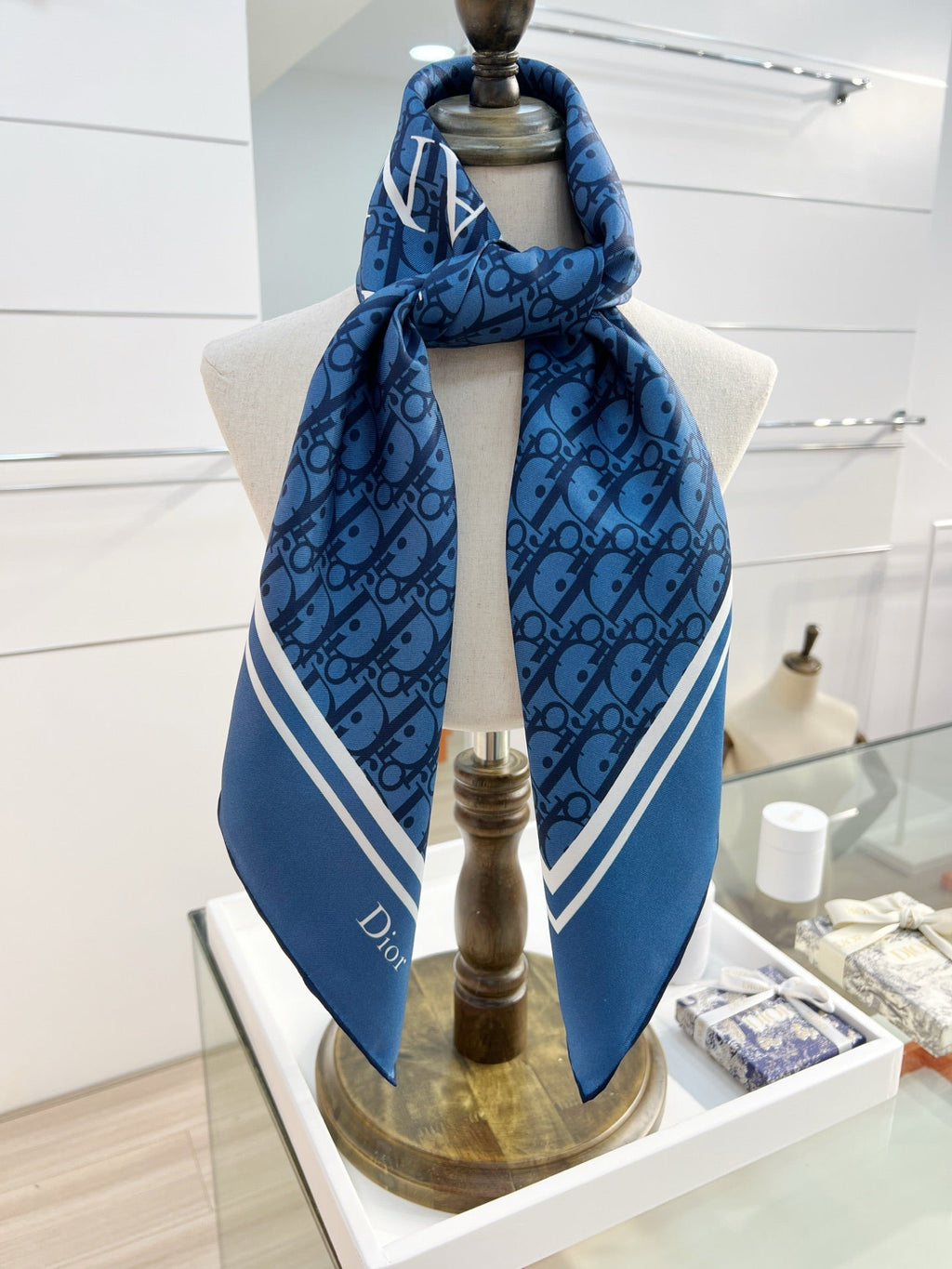 DIOR 26S SCARF 90CM IN SILK 163865