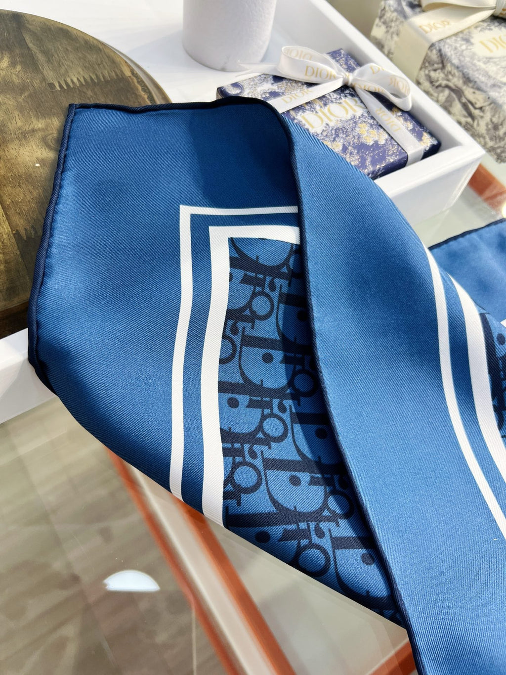 DIOR 26S SCARF 90CM IN SILK 163865