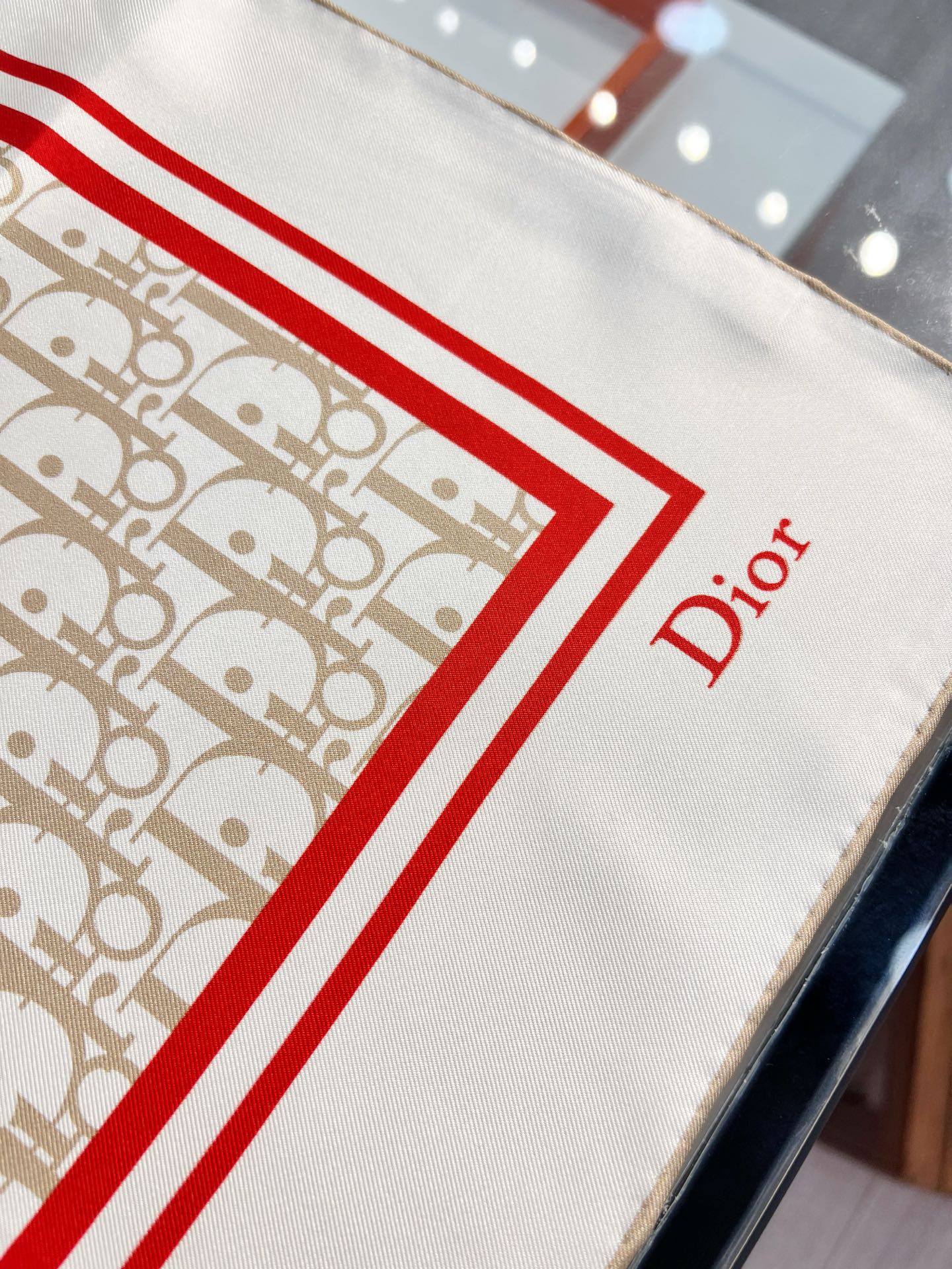 DIOR 26S SCARF 90CM IN SILK 163866