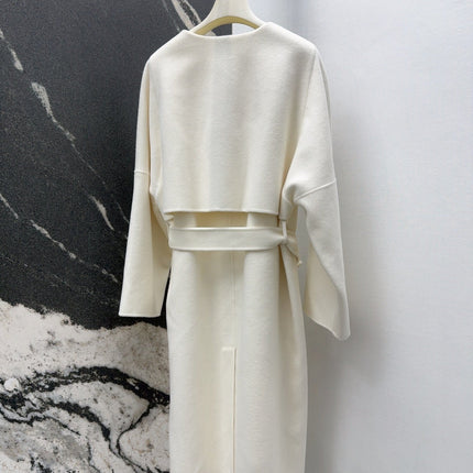 HERMES 25S LONG KNITTED COAT 214
