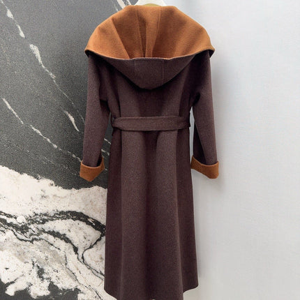 MAX MARA 25S HOODED LONG COAT 157