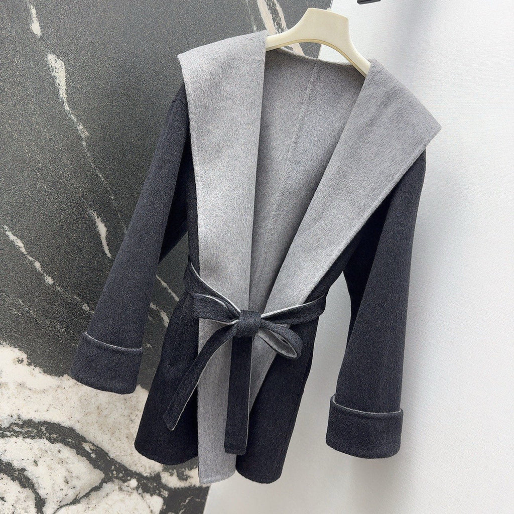 MAX MARA 25S HOODED MID-LENGTH COAT 161