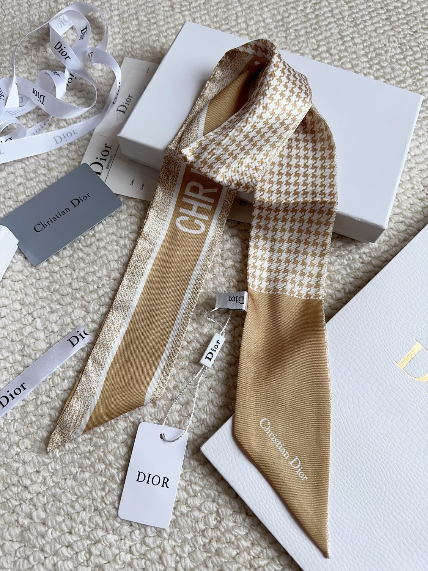 DIOR 26S SCARF 105CM IN SILK 298129