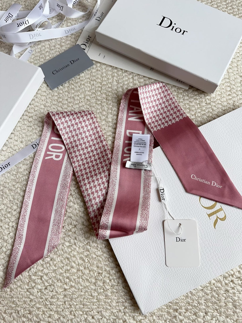 DIOR 26S SCARF 105CM IN SILK 298130