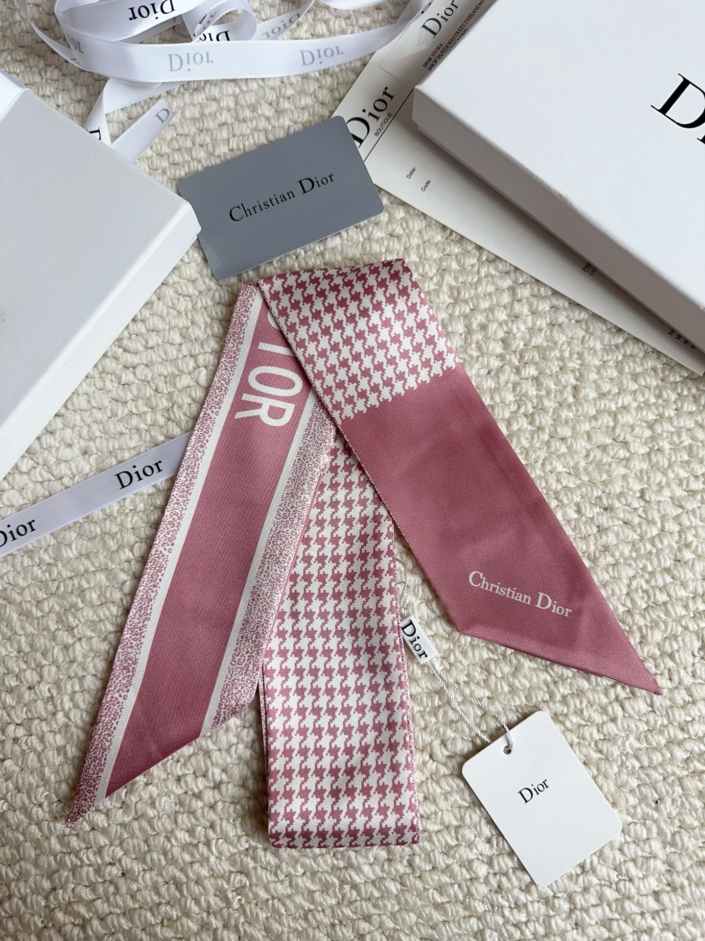 DIOR 26S SCARF 105CM IN SILK 298130