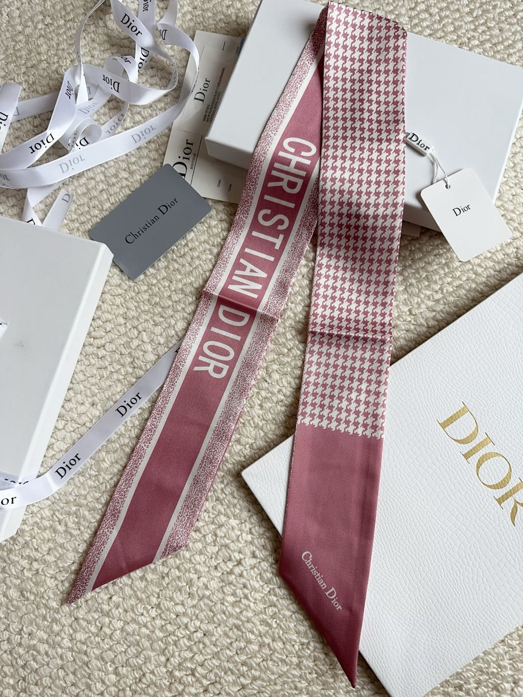 DIOR 26S SCARF 105CM IN SILK 298130