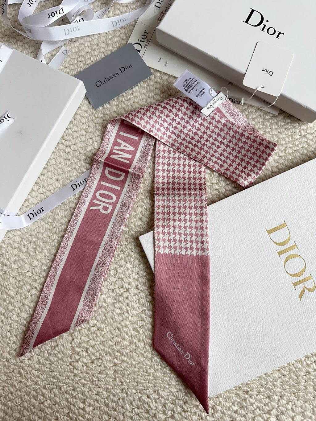 DIOR 26S SCARF 105CM IN SILK 298130