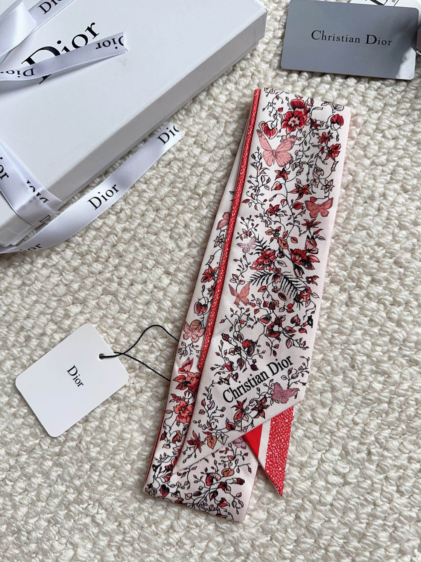DIOR 26S SCARF 100CM IN SILK 295416