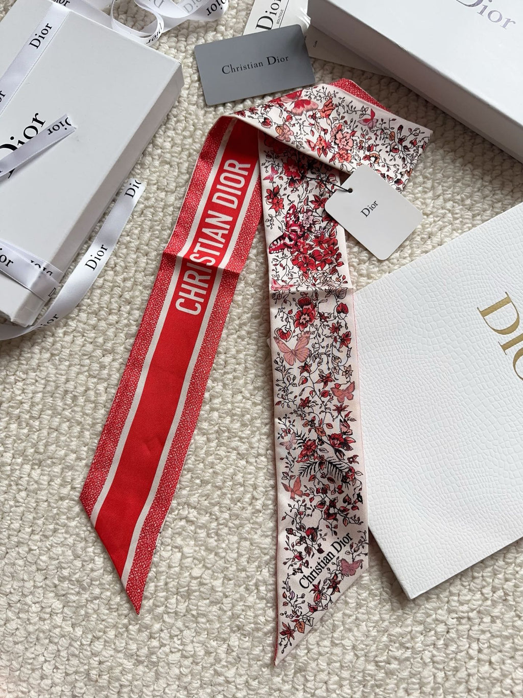 DIOR 26S SCARF 100CM IN SILK 295416