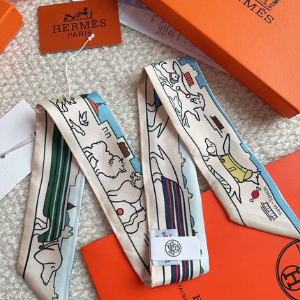 HERMES 26S SCARF 86 IN SILK 309597