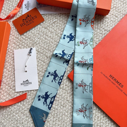 HERMES 26S SCARF 86 IN SILK 309601
