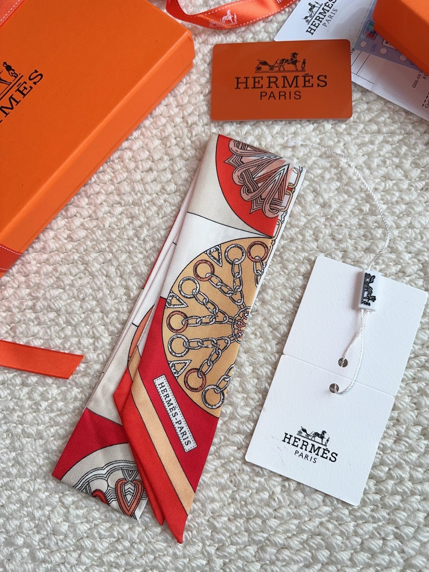 HERMES 26S SCARF 86 IN SILK 309608