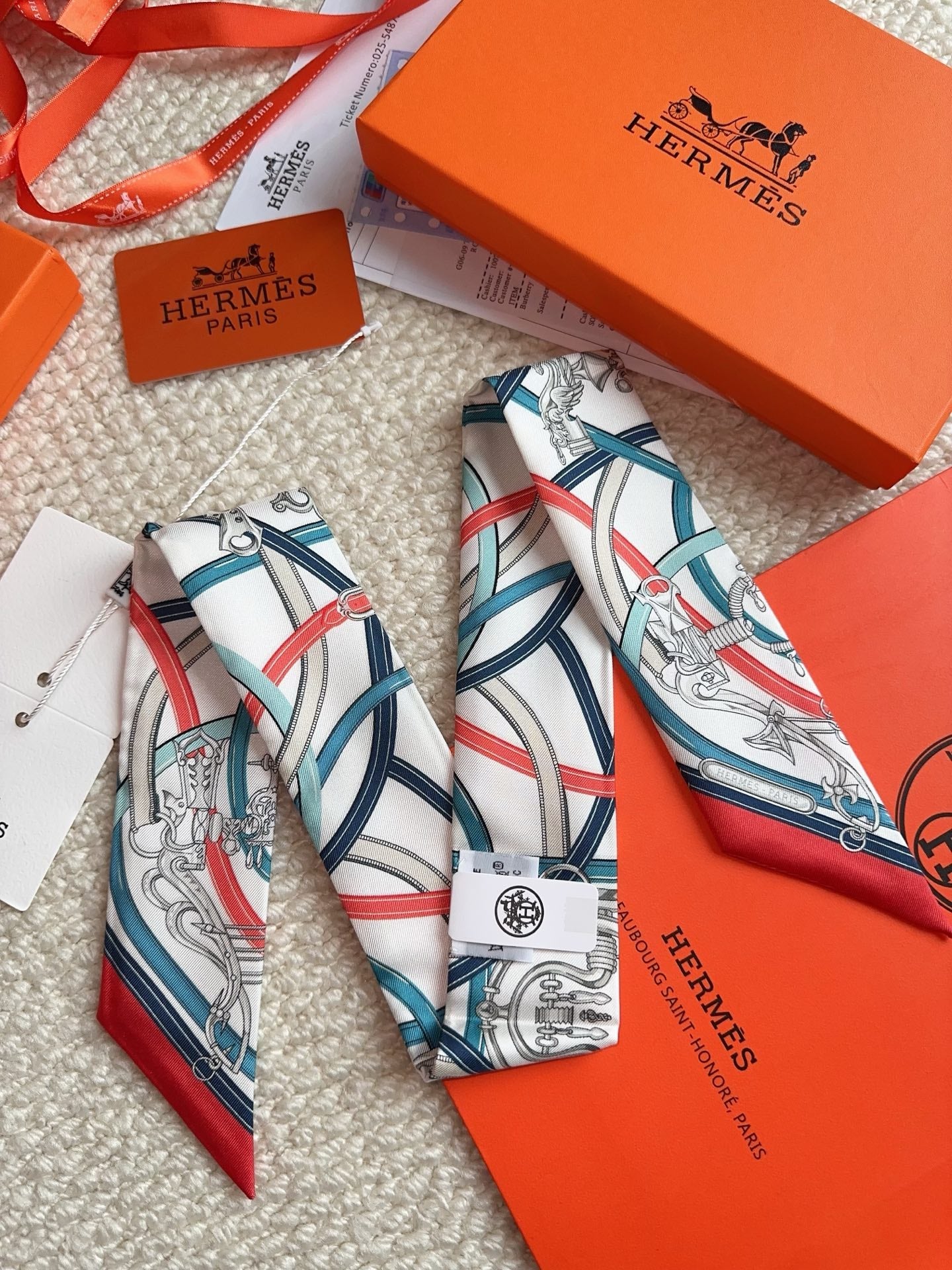 HERMES 26S SCARF 86 IN SILK 309611