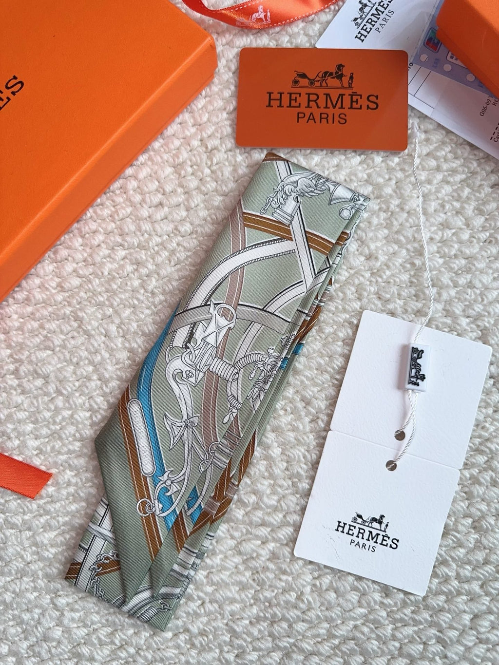 HERMES 26S SCARF 86 IN SILK 309613