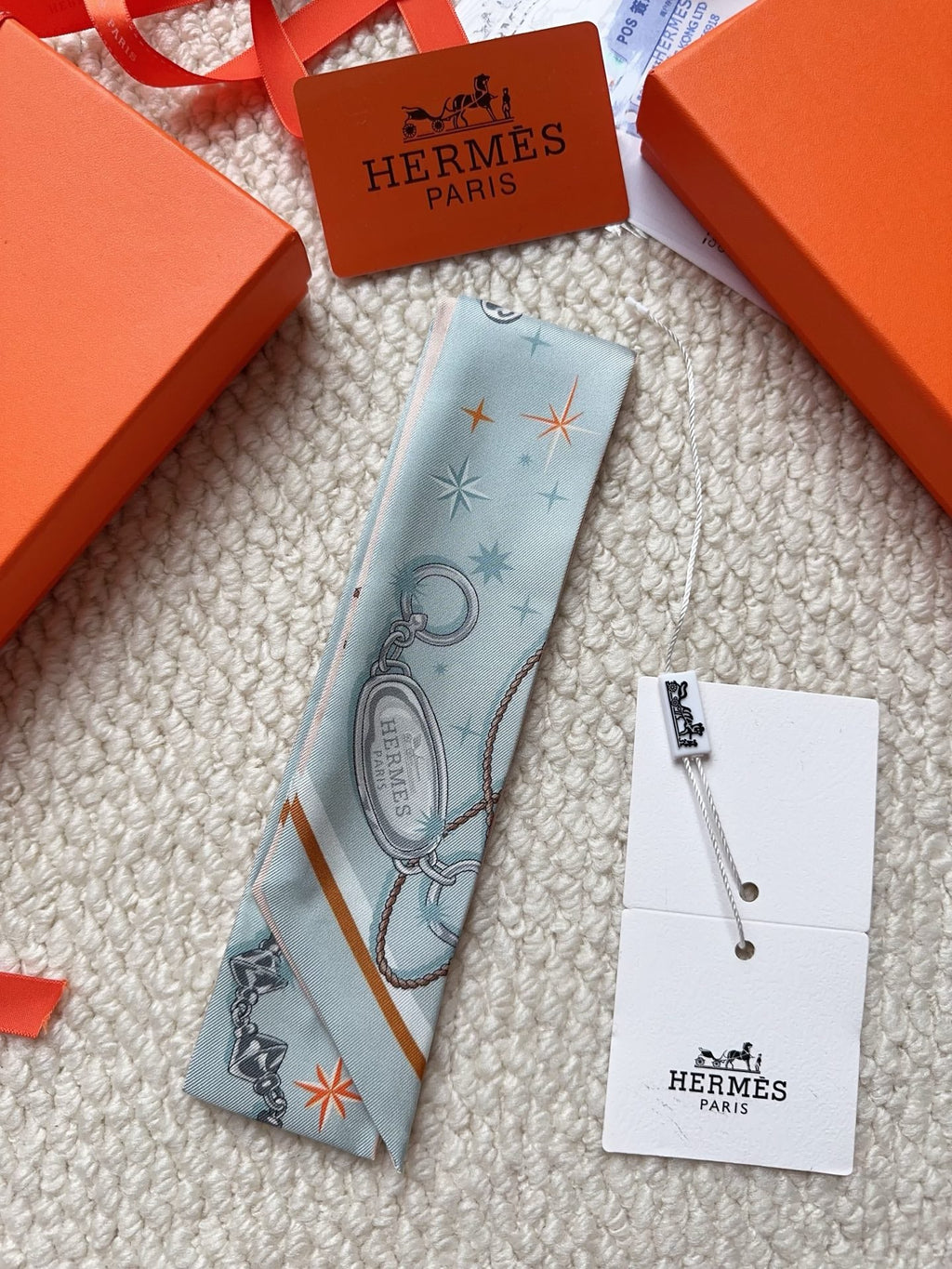 HERMES 26S SCARF 86 IN SILK 309617