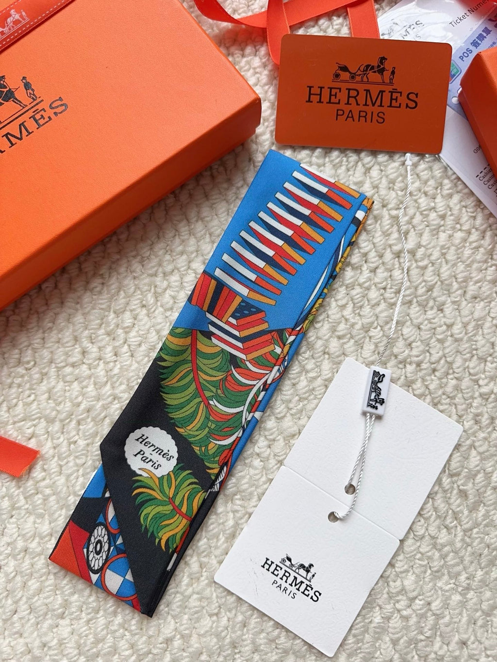 HERMES 26S SCARF 86 IN SILK 309625