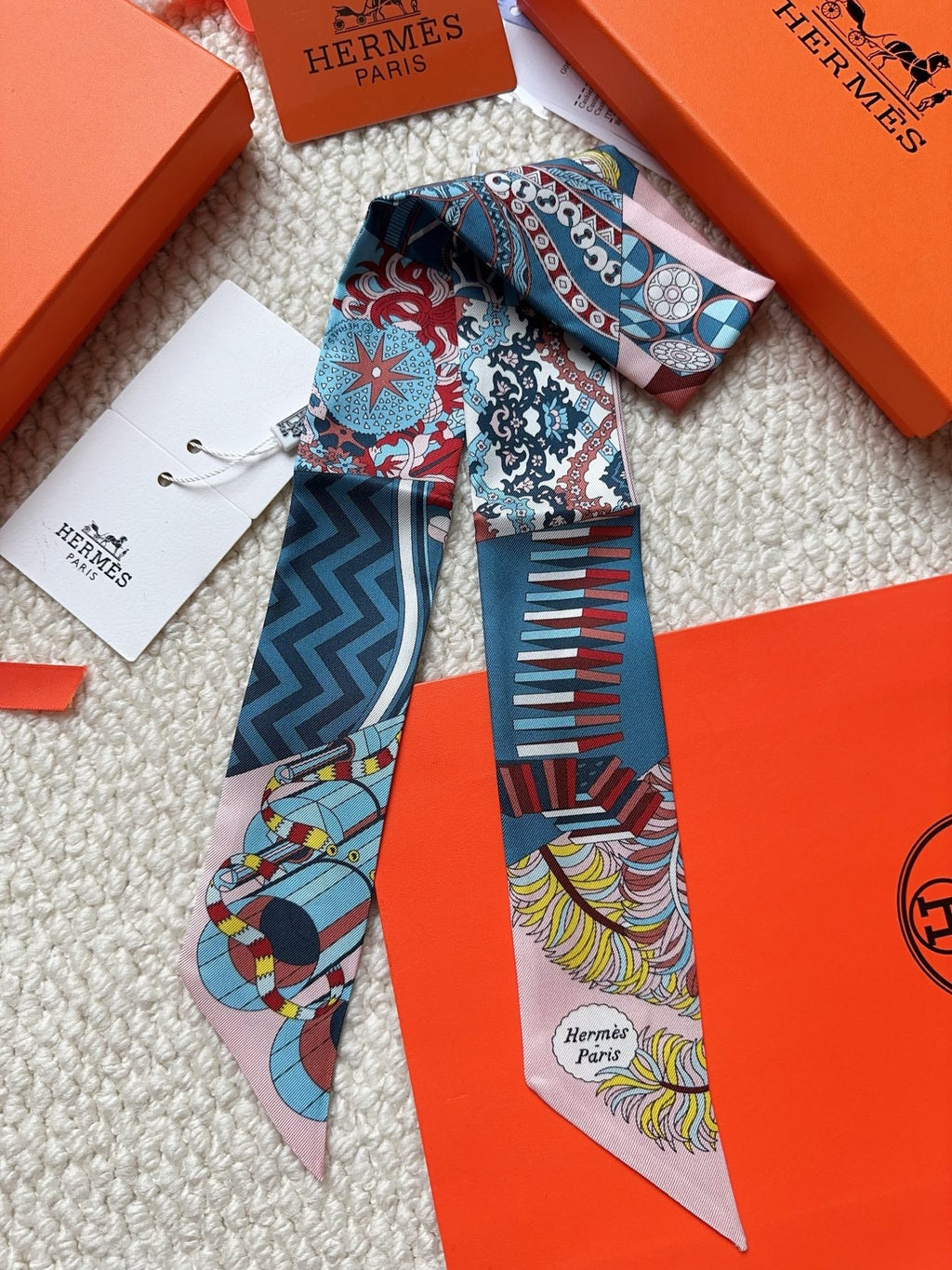 HERMES 26S SCARF 86 IN SILK 309626