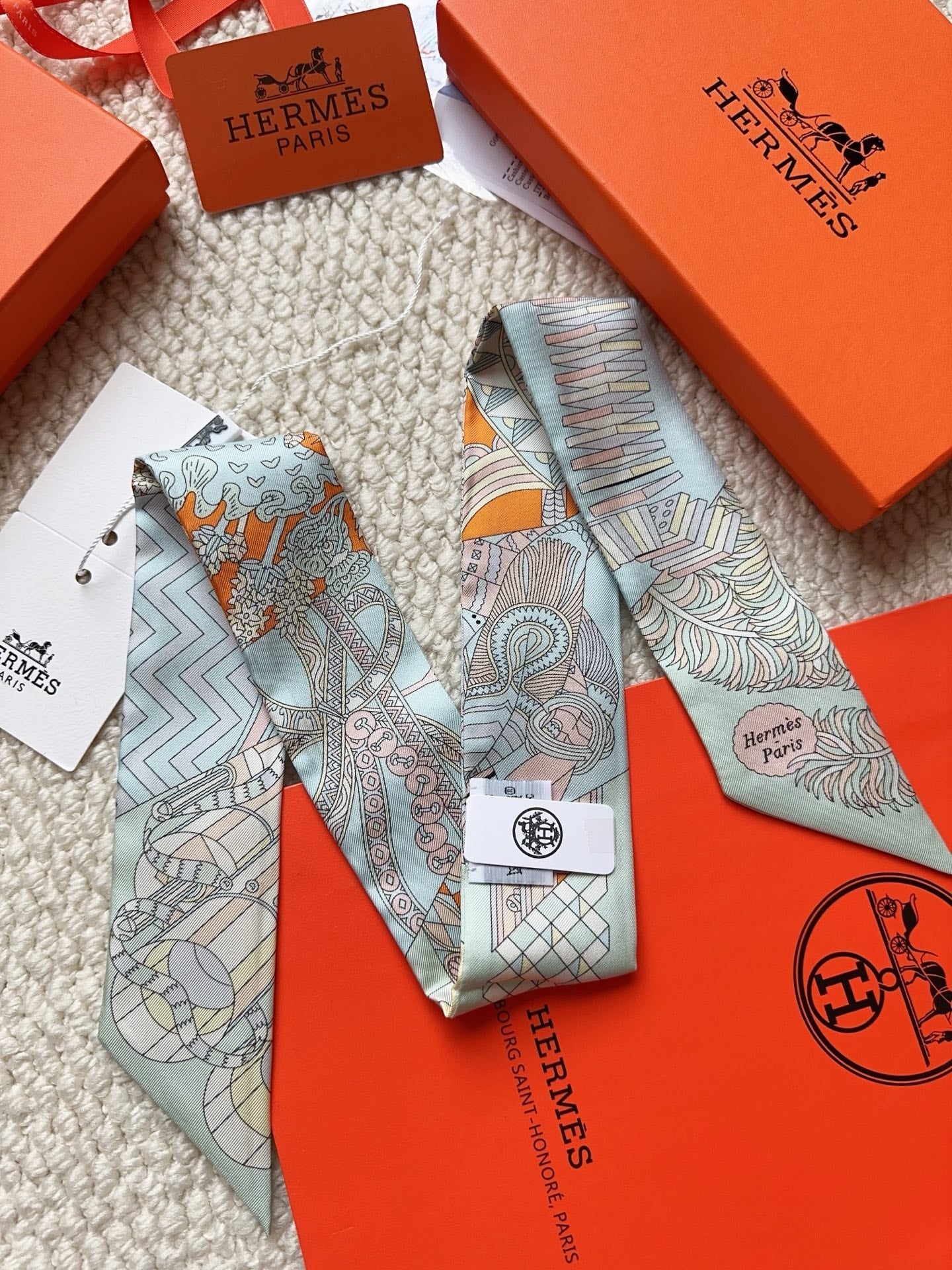 HERMES 26S SCARF 86 IN SILK 309628