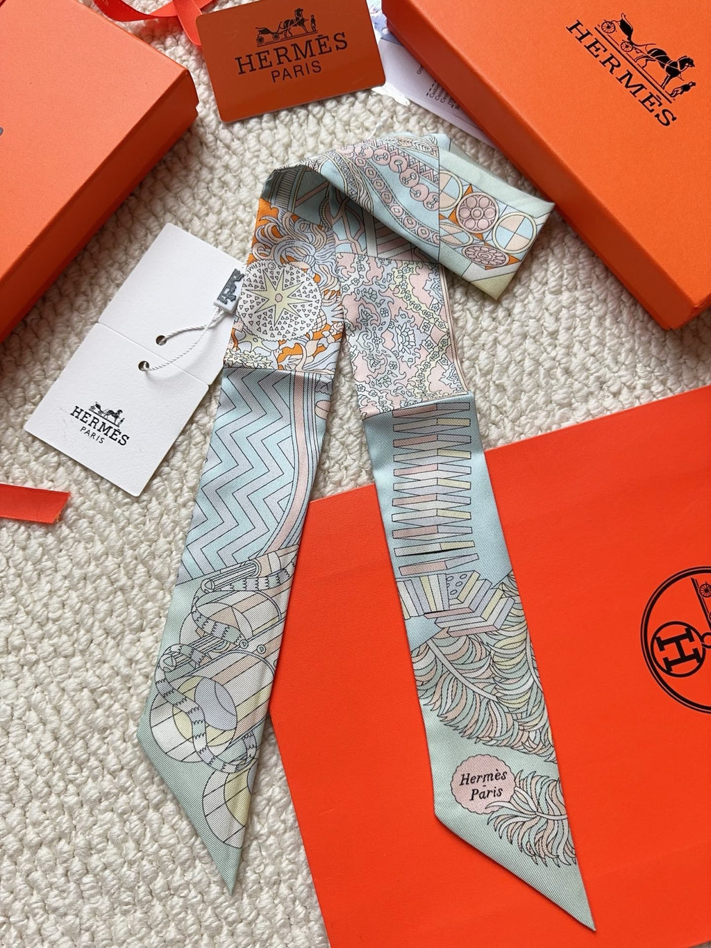 HERMES 26S SCARF 86 IN SILK 309628