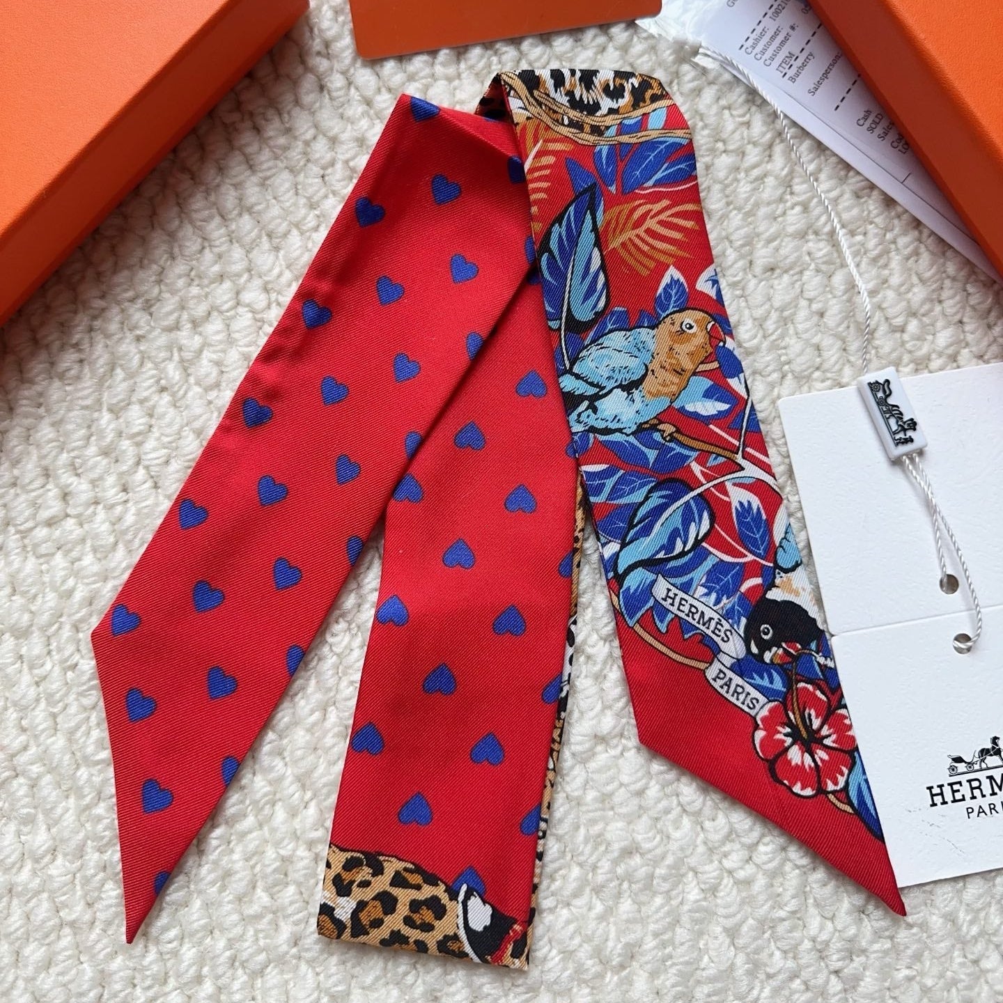 HERMES 26S SCARF 86 IN SILK 309637