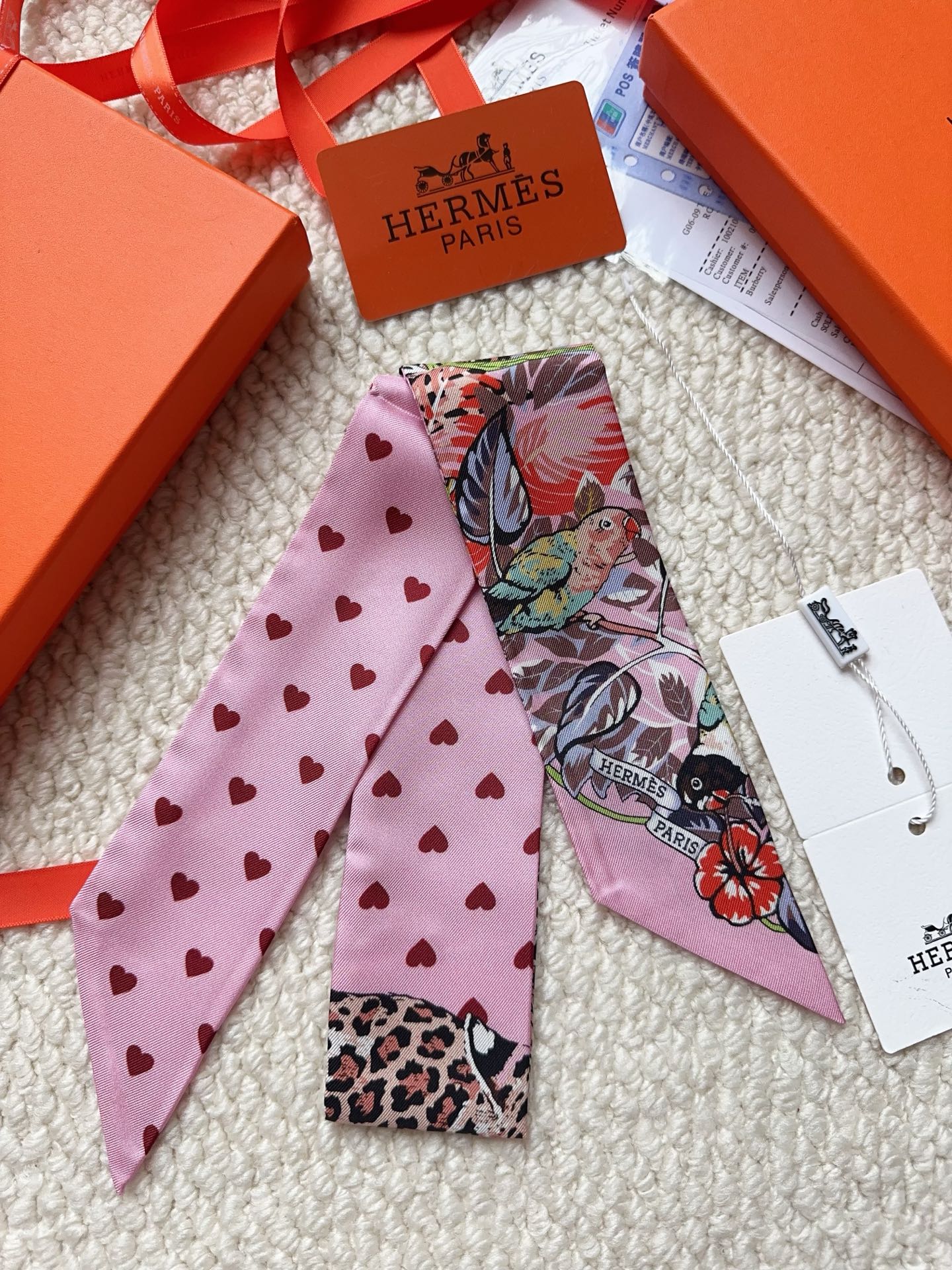 HERMES 26S SCARF 86 IN SILK 309637