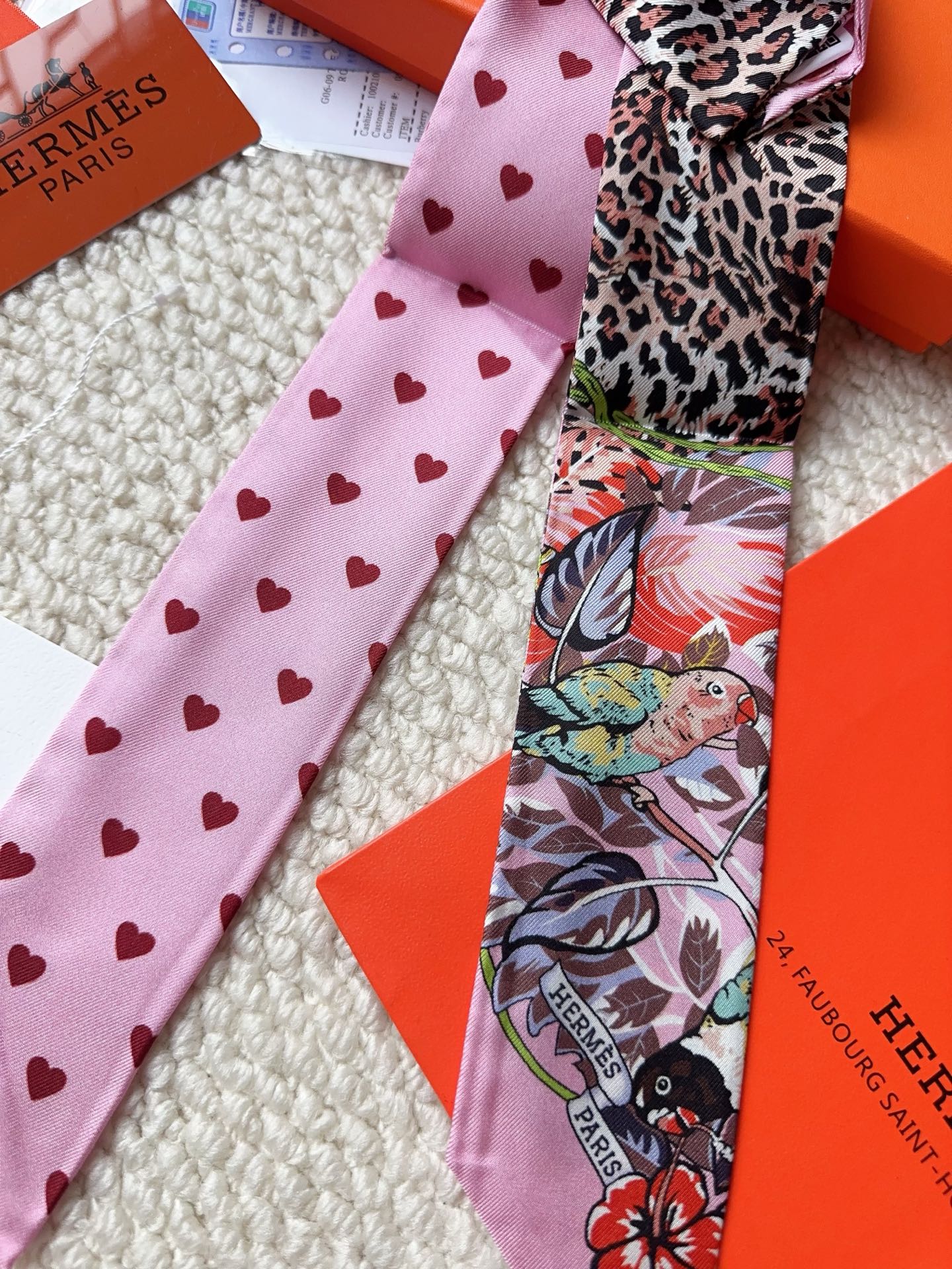 HERMES 26S SCARF 86 IN SILK 309638