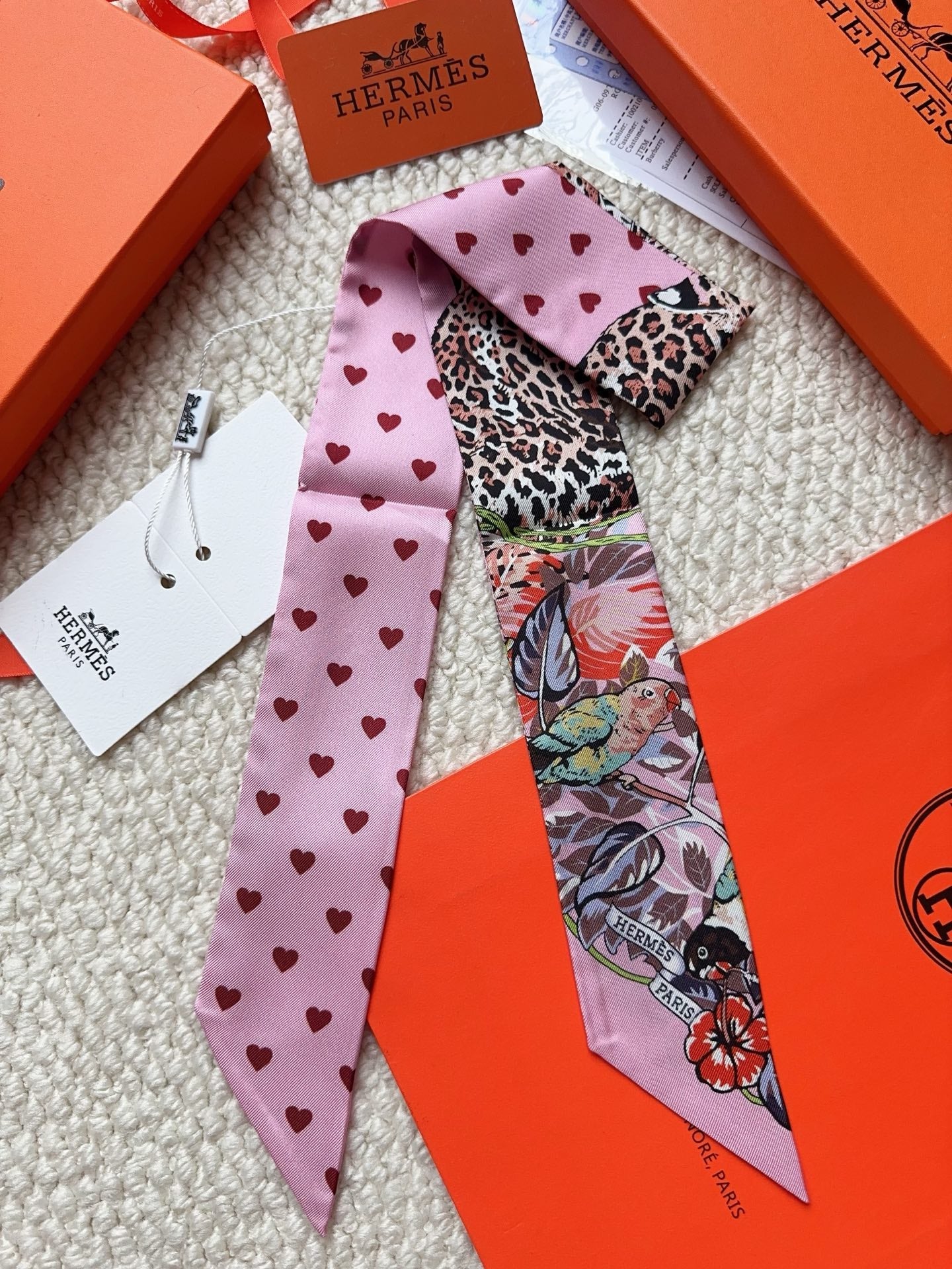 HERMES 26S SCARF 86 IN SILK 309637