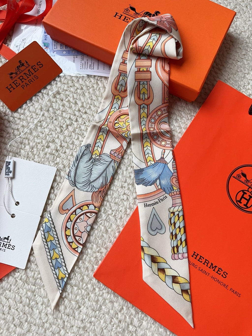 HERMES 26S SCARF 86 IN SILK 309640