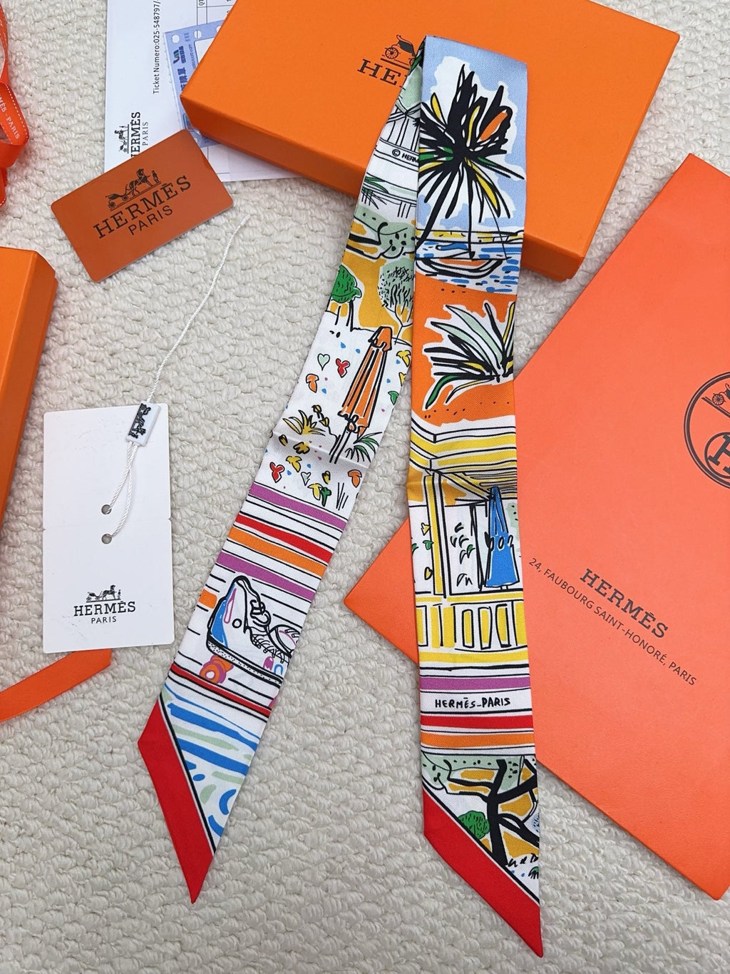 HERMES 26S SCARF 90 IN SILK 309661
