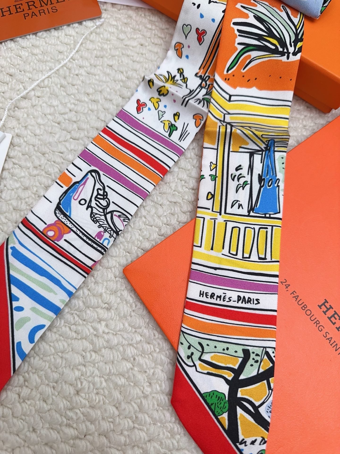 HERMES 26S SCARF 90 IN SILK 309661