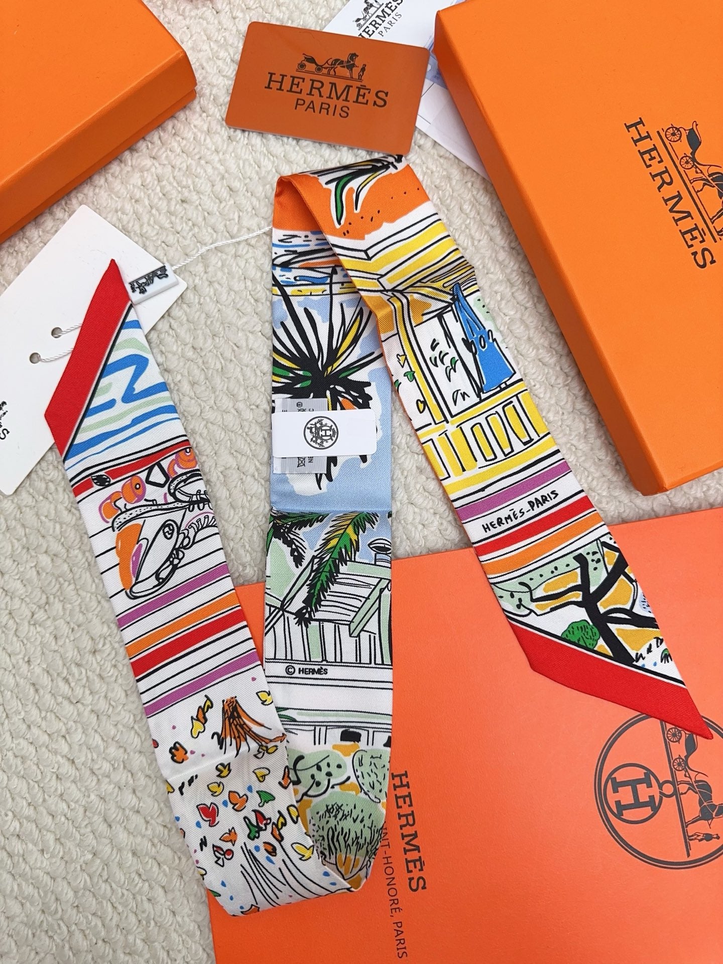 HERMES 26S SCARF 90 IN SILK 309661
