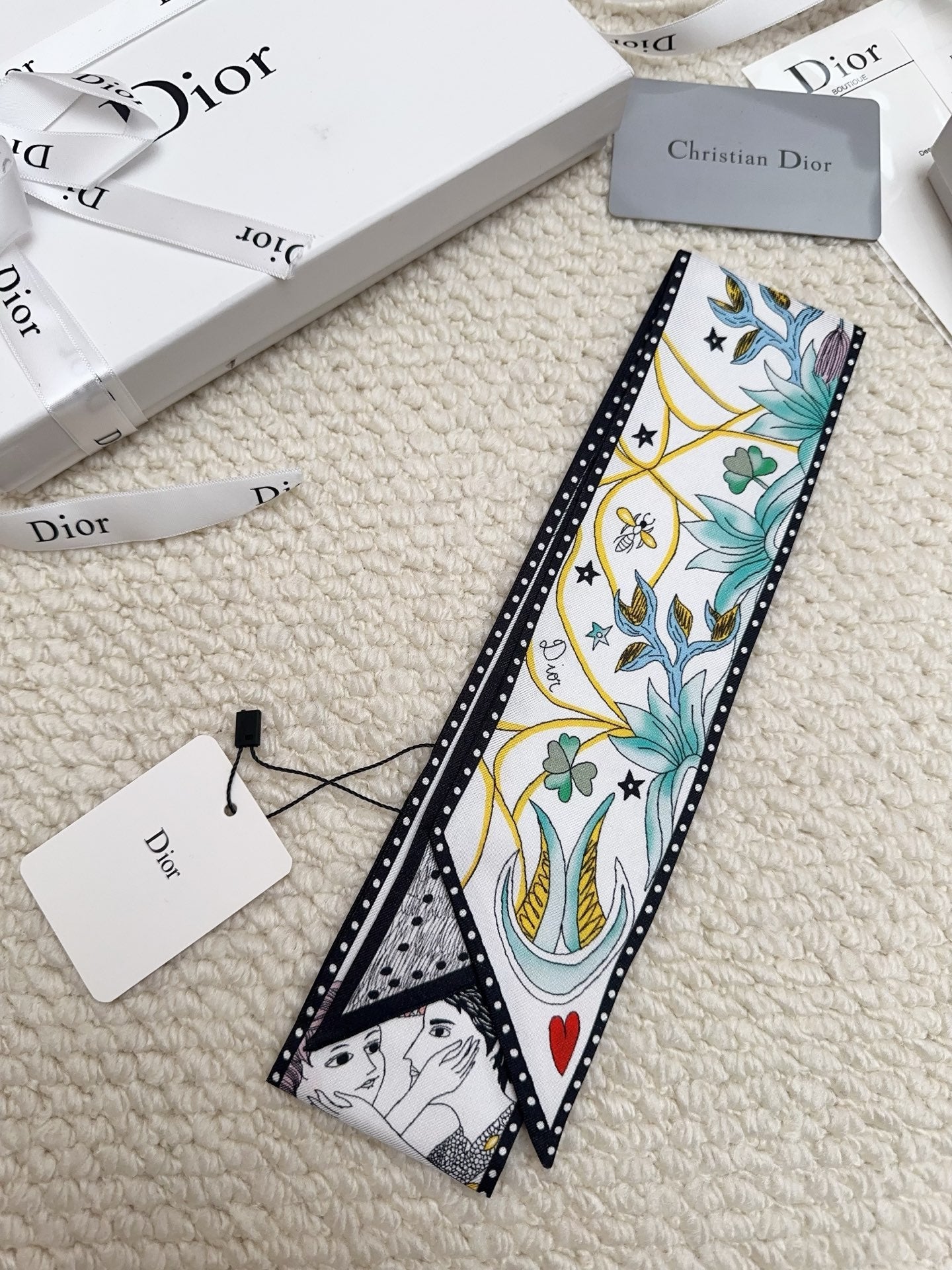 DIOR 26S SCARF 86CM IN SILK 311736