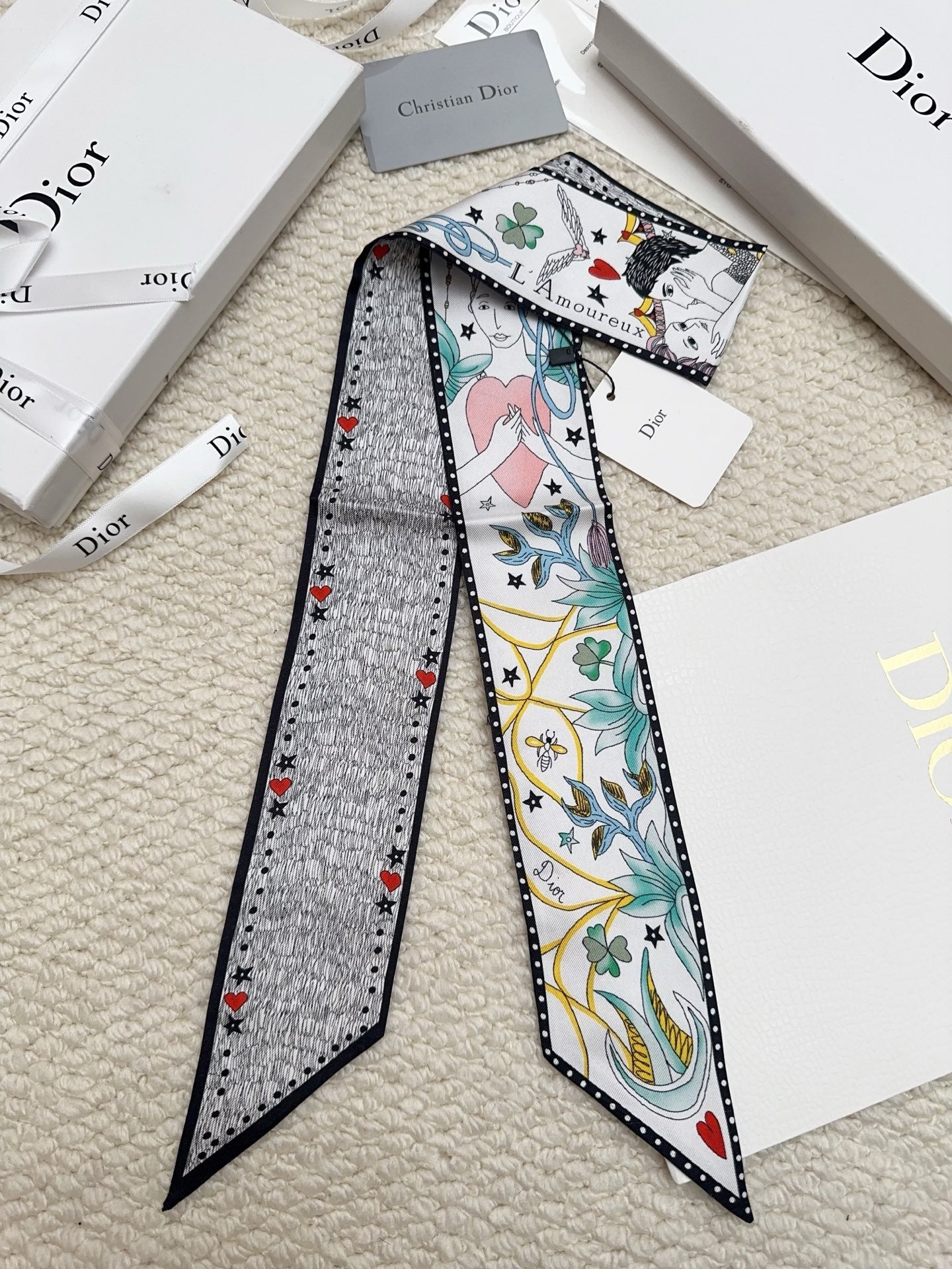 DIOR 26S SCARF 86CM IN SILK 311736