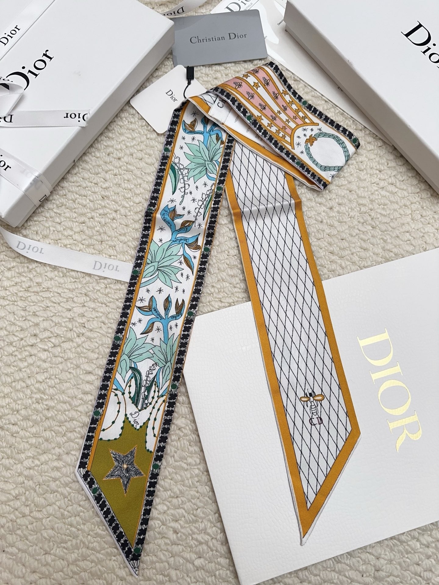 DIOR 26S SCARF 86CM IN SILK 311737